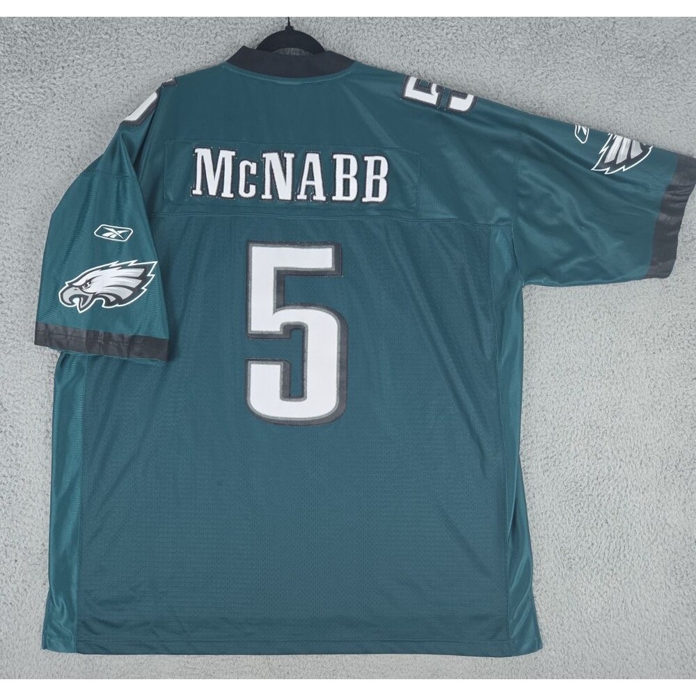 VTG Reebok Jersey Donovan Mcnabb #5 Philadelphia Eagles Mens 3XL +2 60 4XL Green